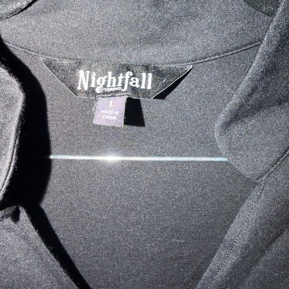 EUC Torrid Nightfall maxi dress size 1 with lace and zip front - Picture 4 of 4